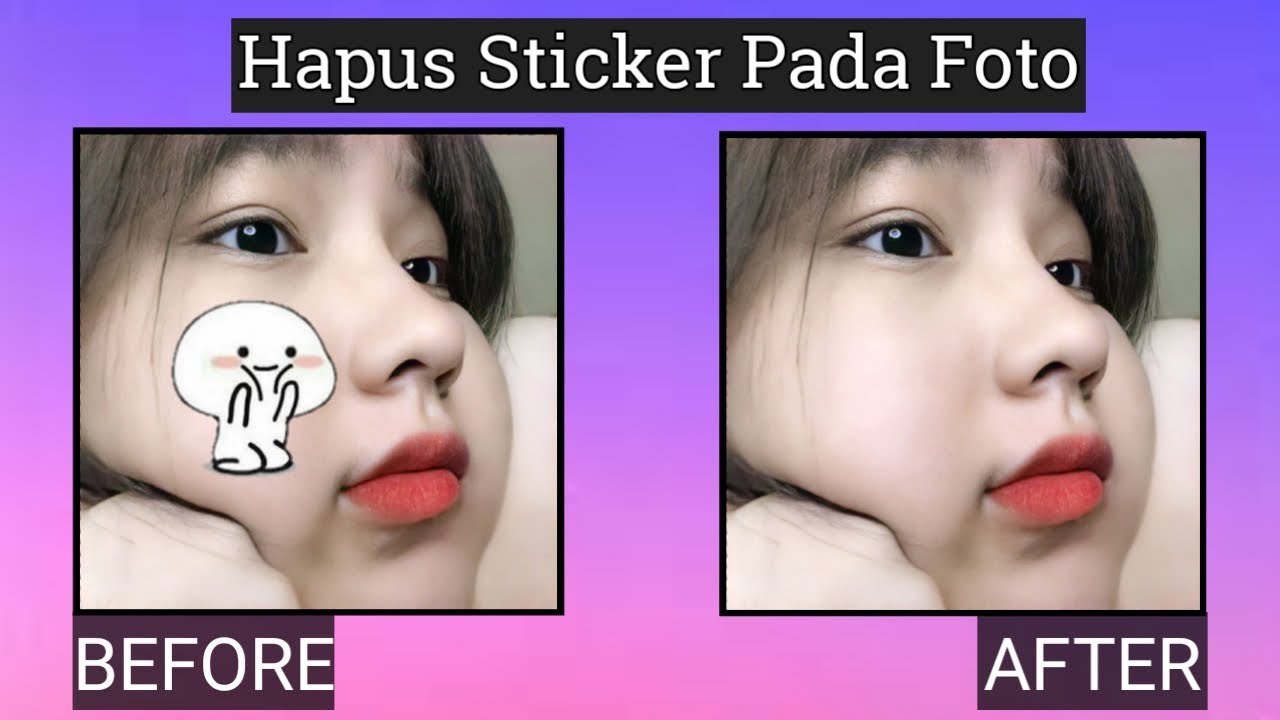 Cara Menghilangkan Stiker di Foto dengan PicsArt